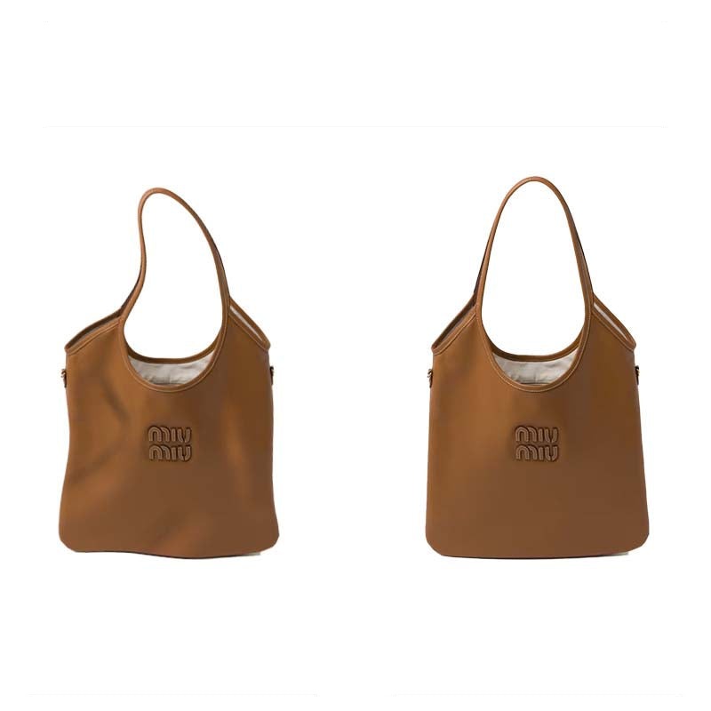 Organizér do kabelky pro Miu Miu Ivy Mini / Medium – nový materiál z hedvábí a saténu, 2 kapsy, zlatavě hnědá / barva na zakázku product image 8
