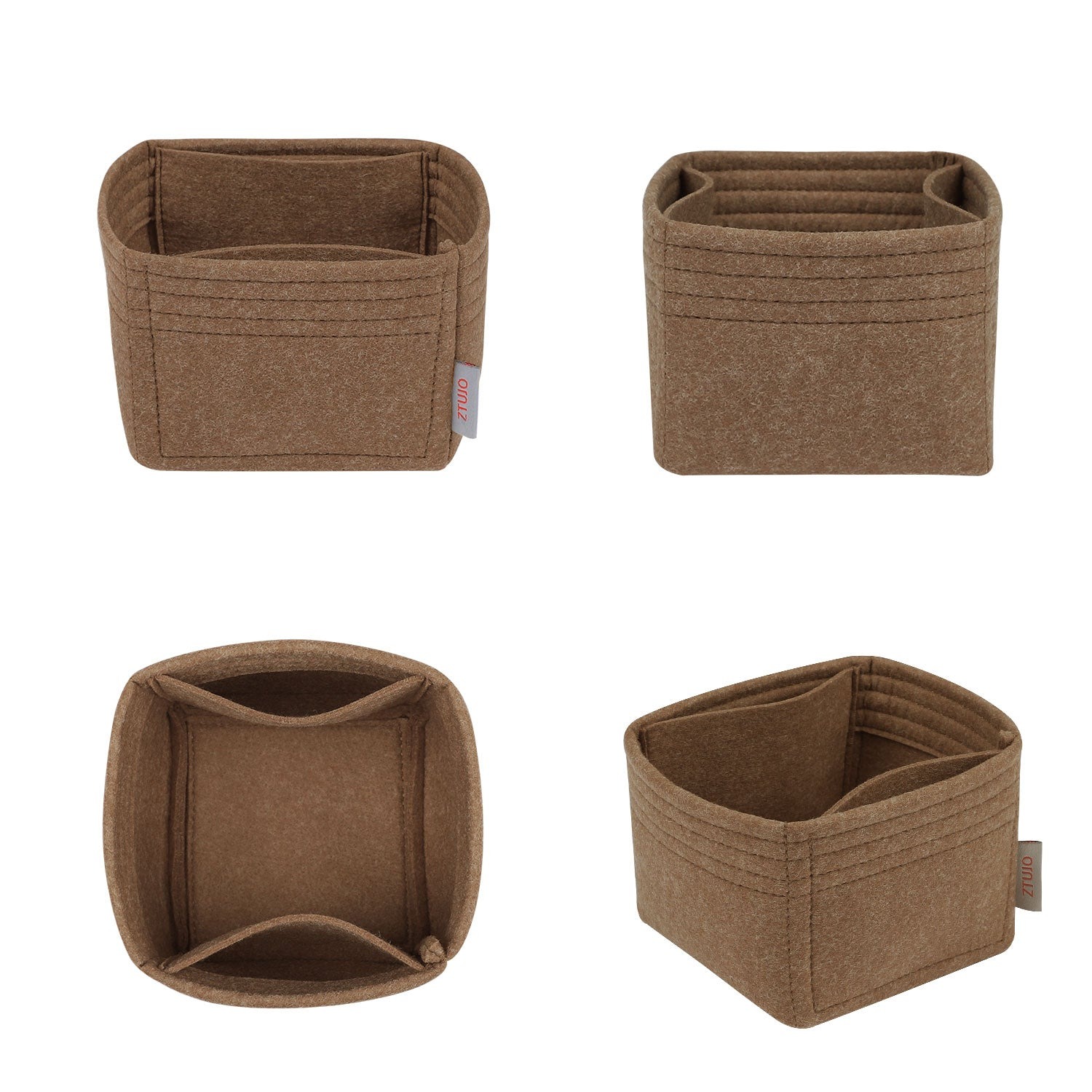 INNERBAG Premium Geldbörsen-Organizer für LV Noé Geldbörse – Hellbraun / Custom product image 2