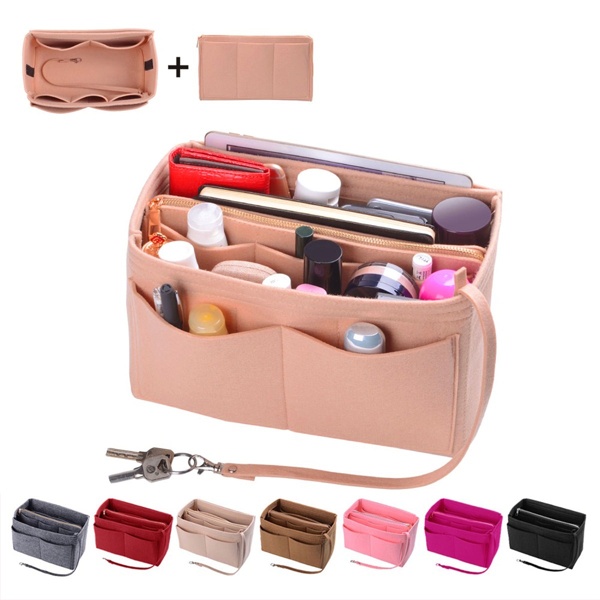 Organizador para Bolsa LV Speedy Neverfull Tote – 6 Tamanhos, Insert de Feltro para Bolsa com Zíper product image 65