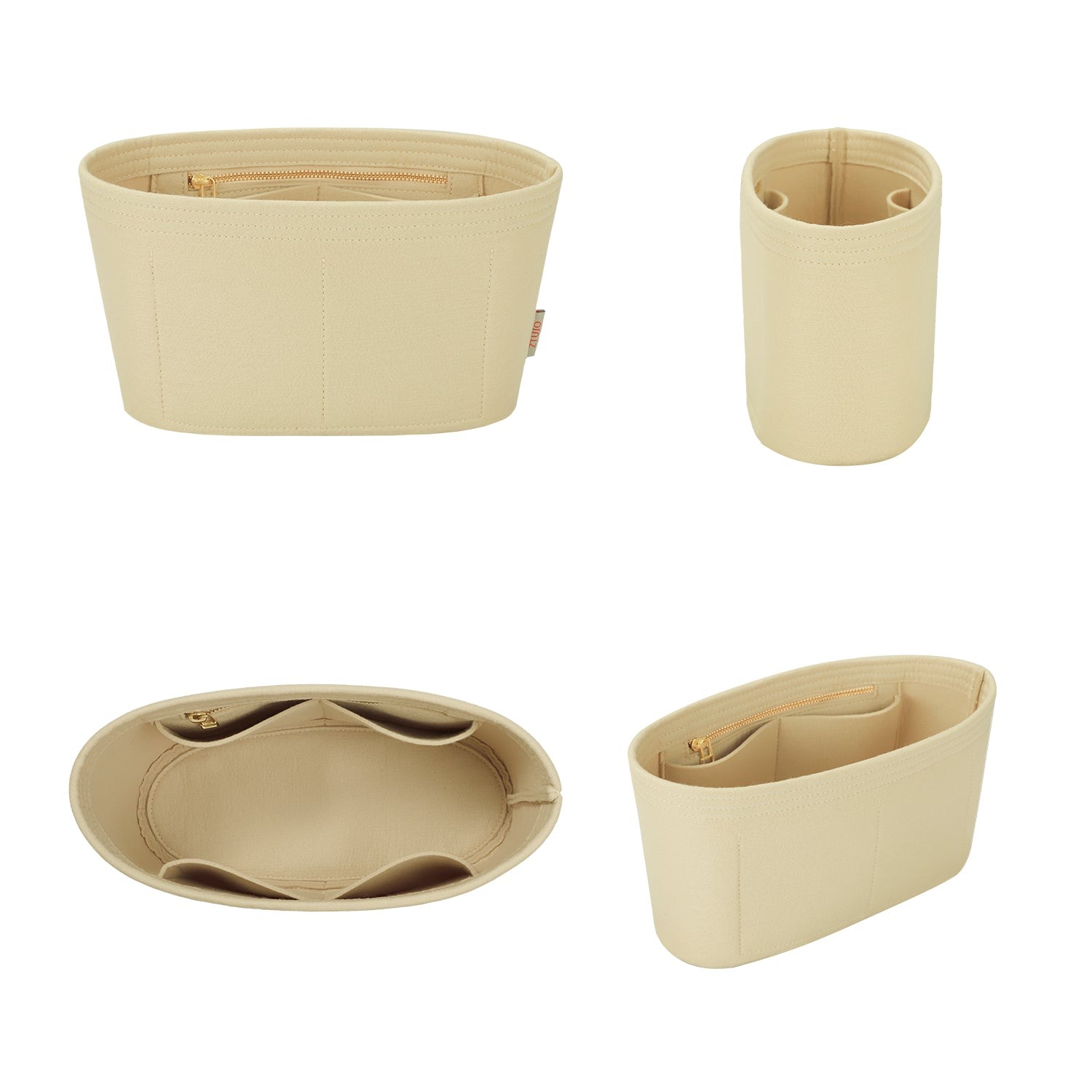Organizér do kabelky pro Dior Hat Basket Bag – 5kapsová plstěná vložka detail image 1