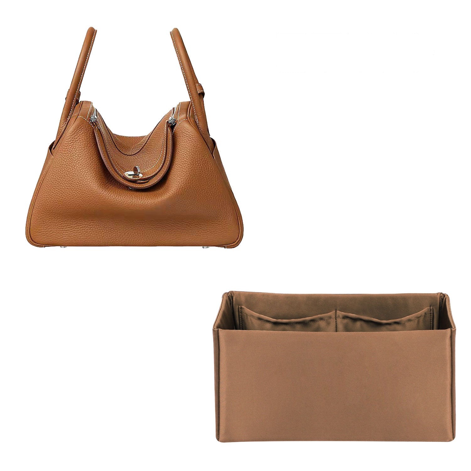 Organizador de Bolsa em Seda e Cetim para Hermes Lindy Mini / 26 / 30 / 34 product image 8