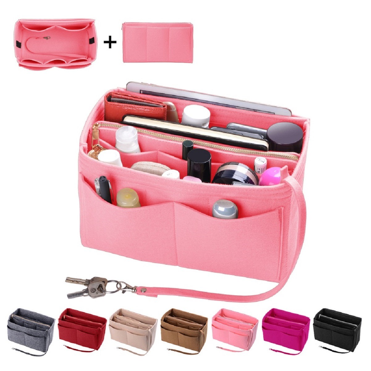 Organizador para Bolsa LV Speedy Neverfull Tote – 6 Tamanhos, Insert de Feltro para Bolsa com Zíper product image 51
