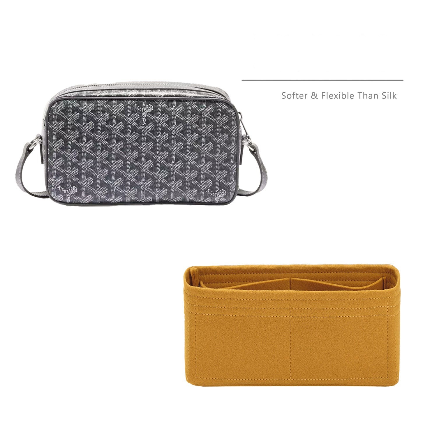 Fickorgware för Goyard Cap Vert – Premium filtinsats med 4 fack