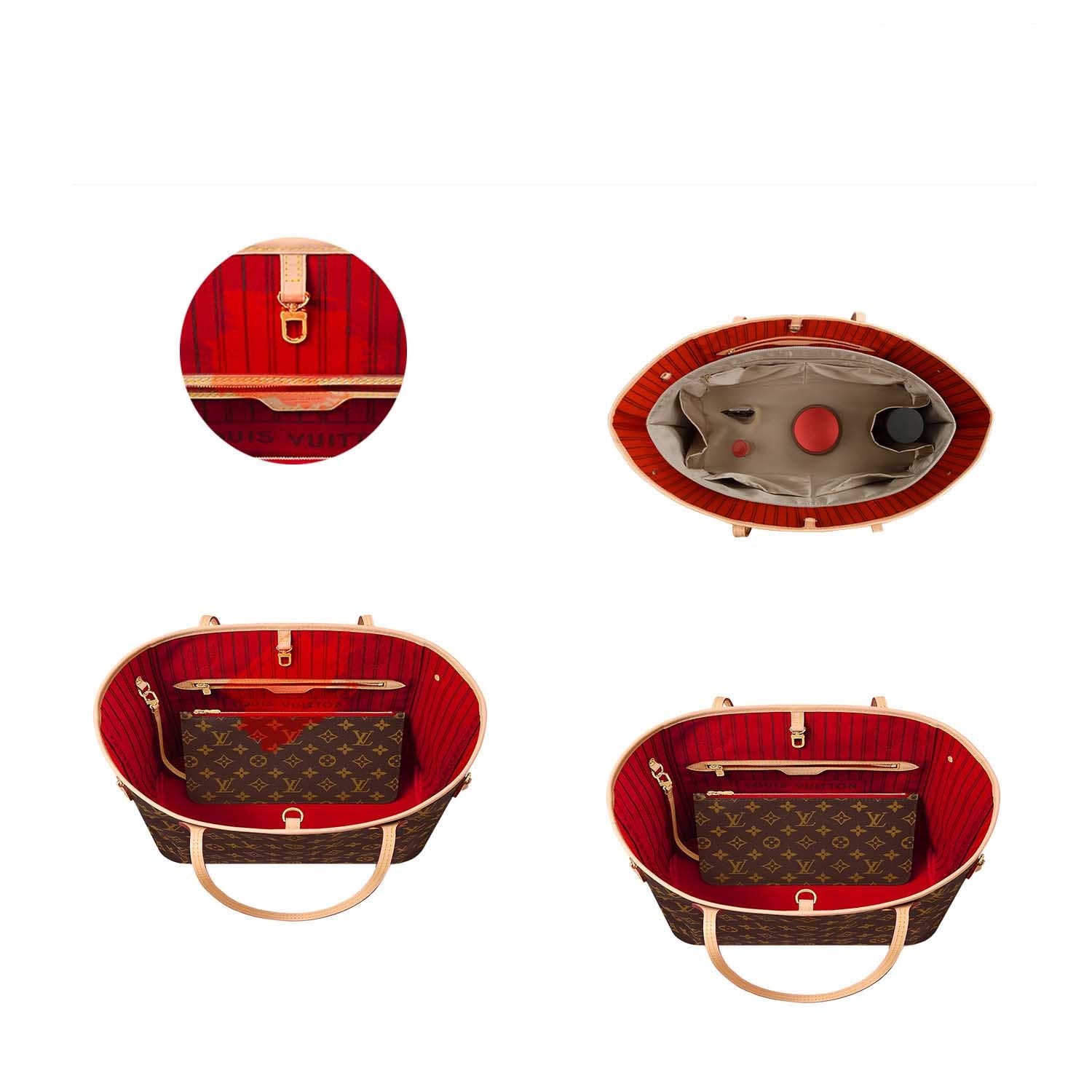 LV 네버풀 BB / PM / MM / GM용 퍼스 오거나이저 – 실크 앤 새틴 에디션 product image 5