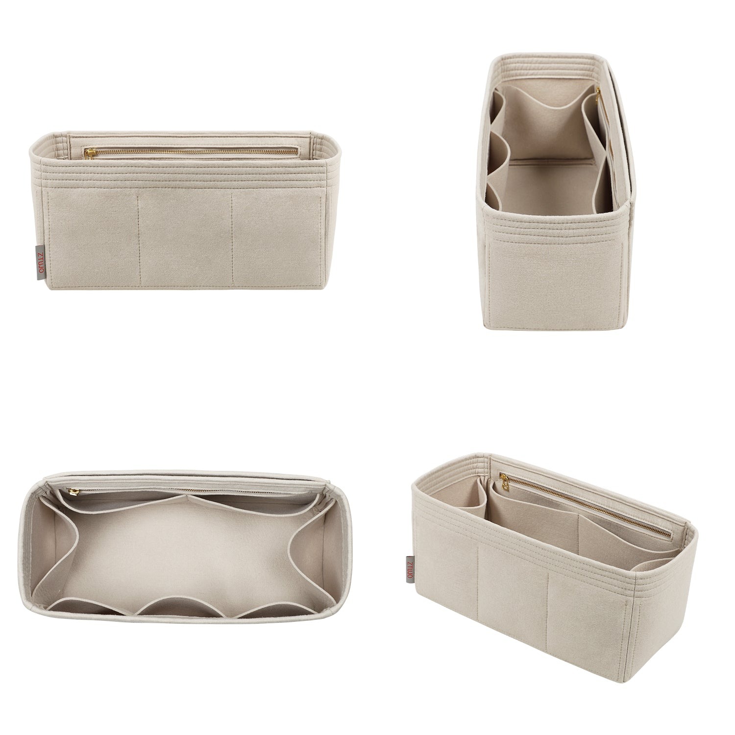 Chanel Deauville Small / Medium / Large / XLarge Organizer für Handtaschen – 10-tlg. Filzeinlage product image 3