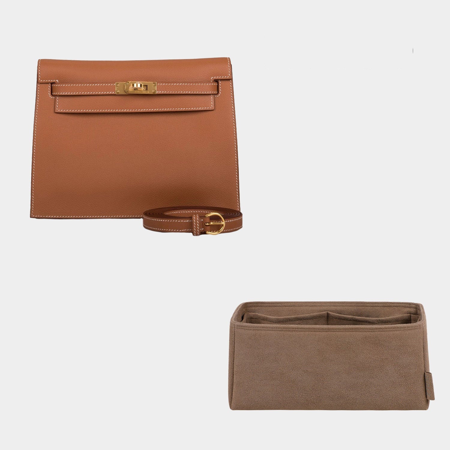 Organizer für Hermes Kelly Danse – Premium-Luxusmaterial für Fahrzeuginnenräume, 4 Fächer detail image 6