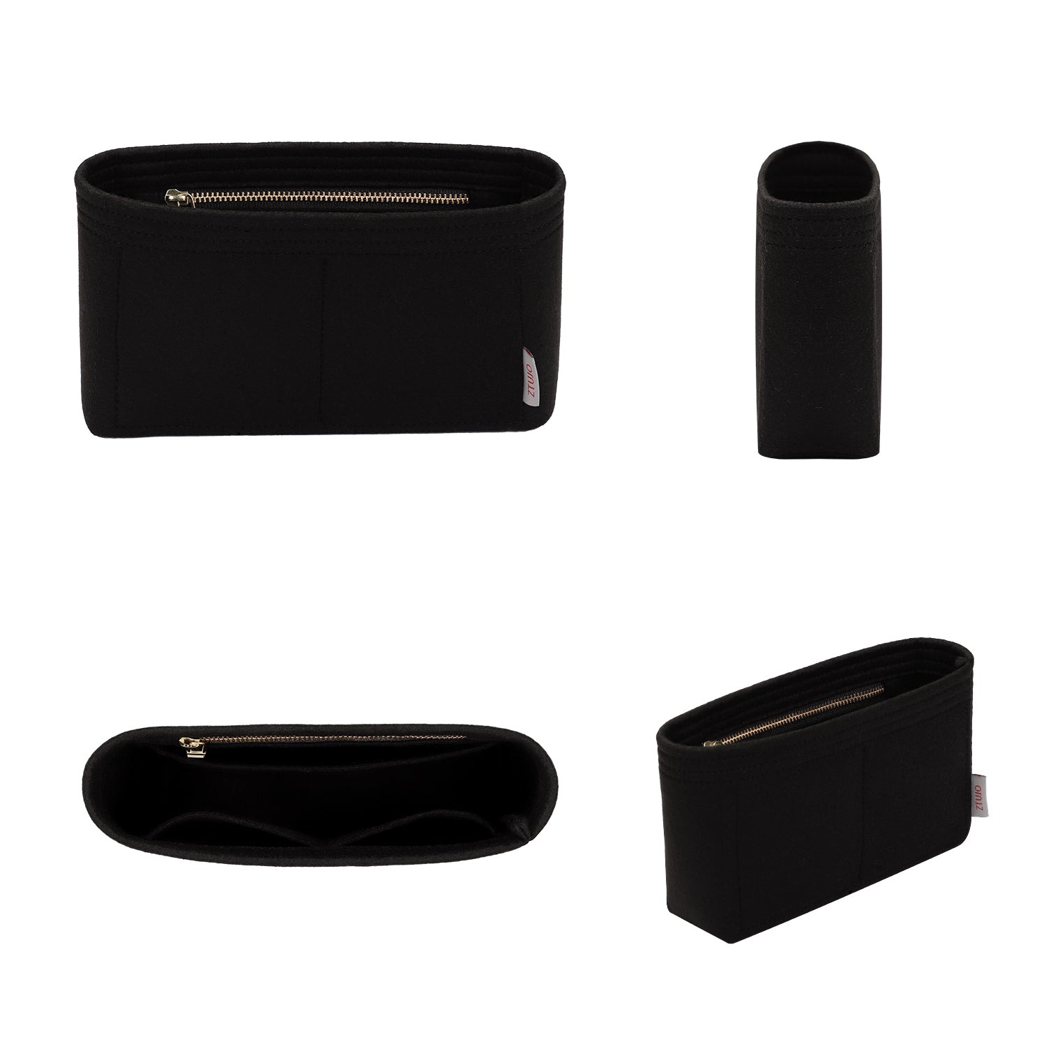 Veskeorganisator for YSL Niki Baby / Medium / Large – Premium filtinnlegg med YKK-glidelåser product image 2
