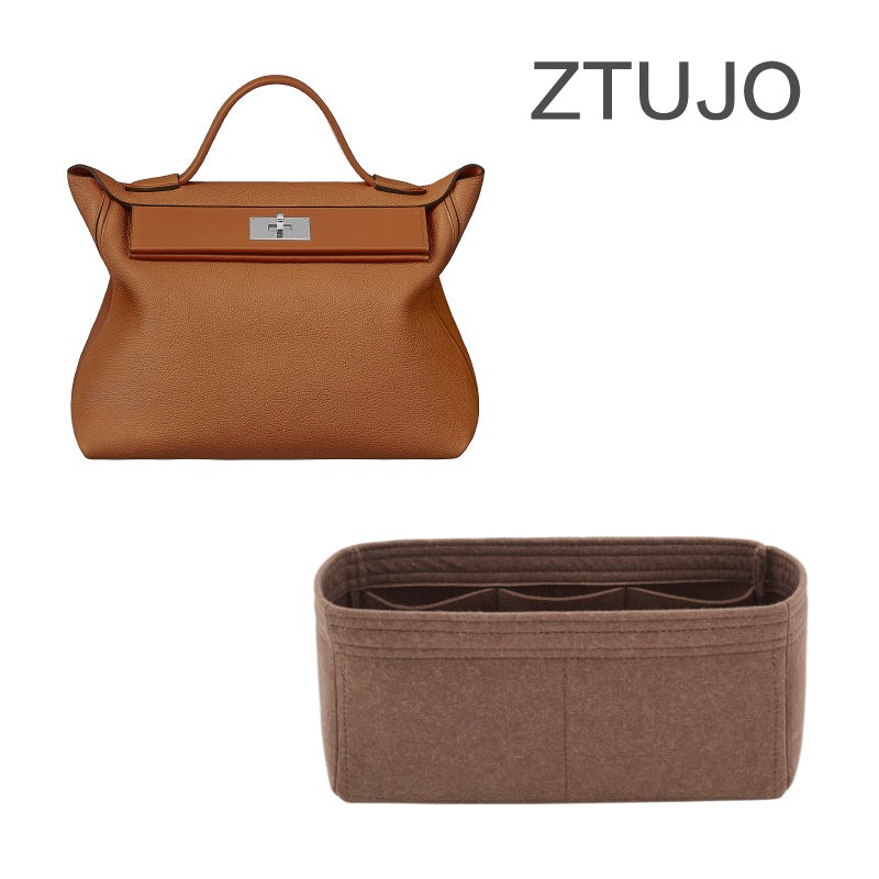 Prémiový organizér do kabelky pro Hermes 2424 Small / Large – 6 přihrádek, měkký filc product image 2