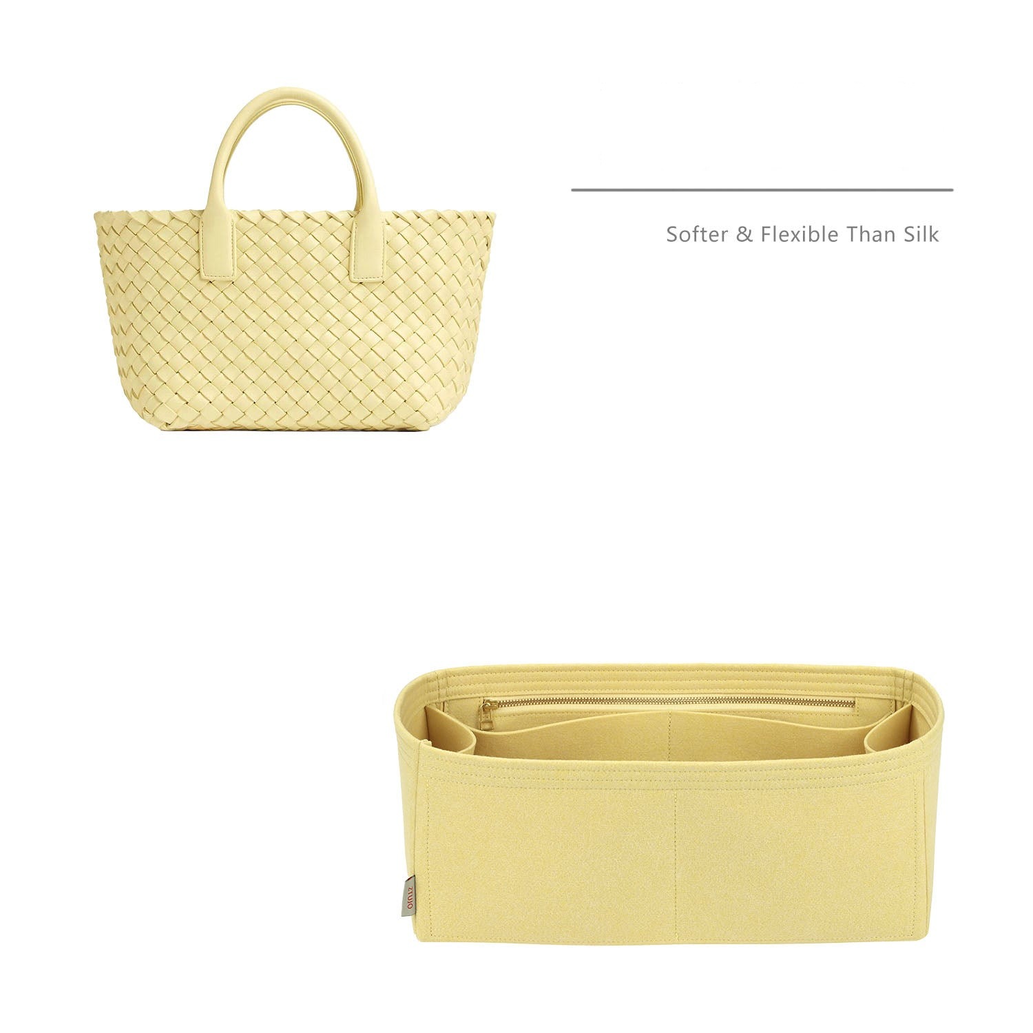 INNERBAG organizér do kabelky pro BOTTEGA VENETA BV Cabat Mini / Medium / Large