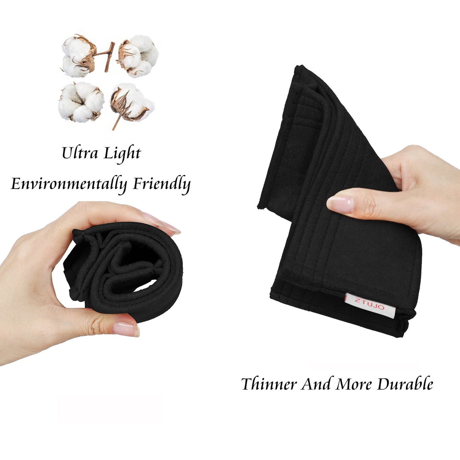 Premium organizér do kabelky pro LV Dauphine Mini / Medium – 2 kapsy, měkký filc product image 4