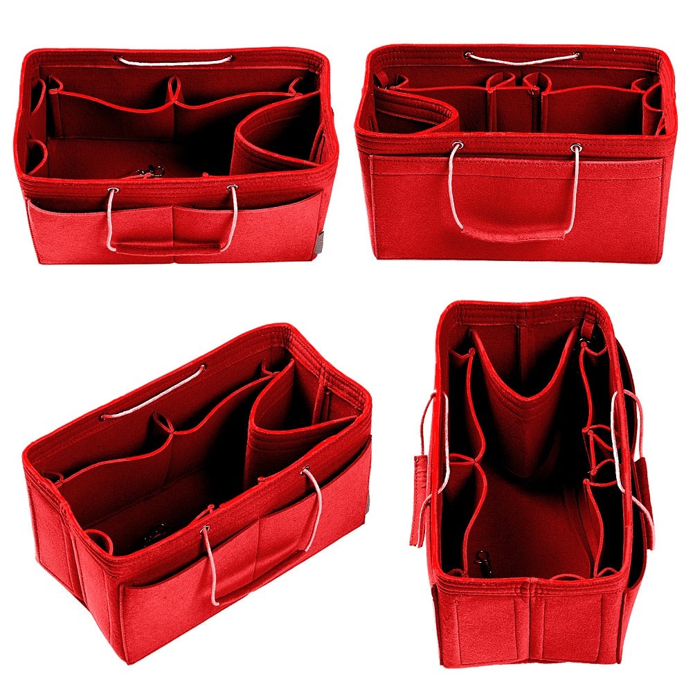 Organizer Tas Felt Multi-Saku dengan Gagang – Cocok untuk LV Speedy 30, 35 & Neverfull MM (Sedang/Besar) product image 10