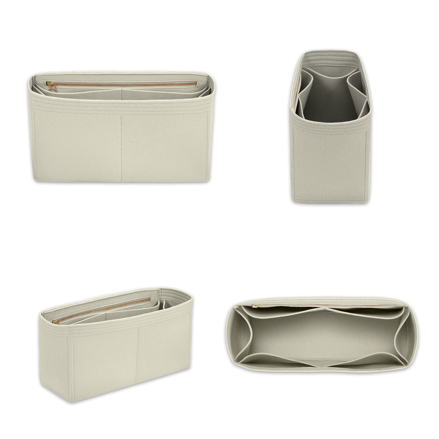 INNERBAG Geldbörsen-Organizer für Moynat OH Tote PM / MM / GM – 7-Fächer-Filzeinlage product image 2