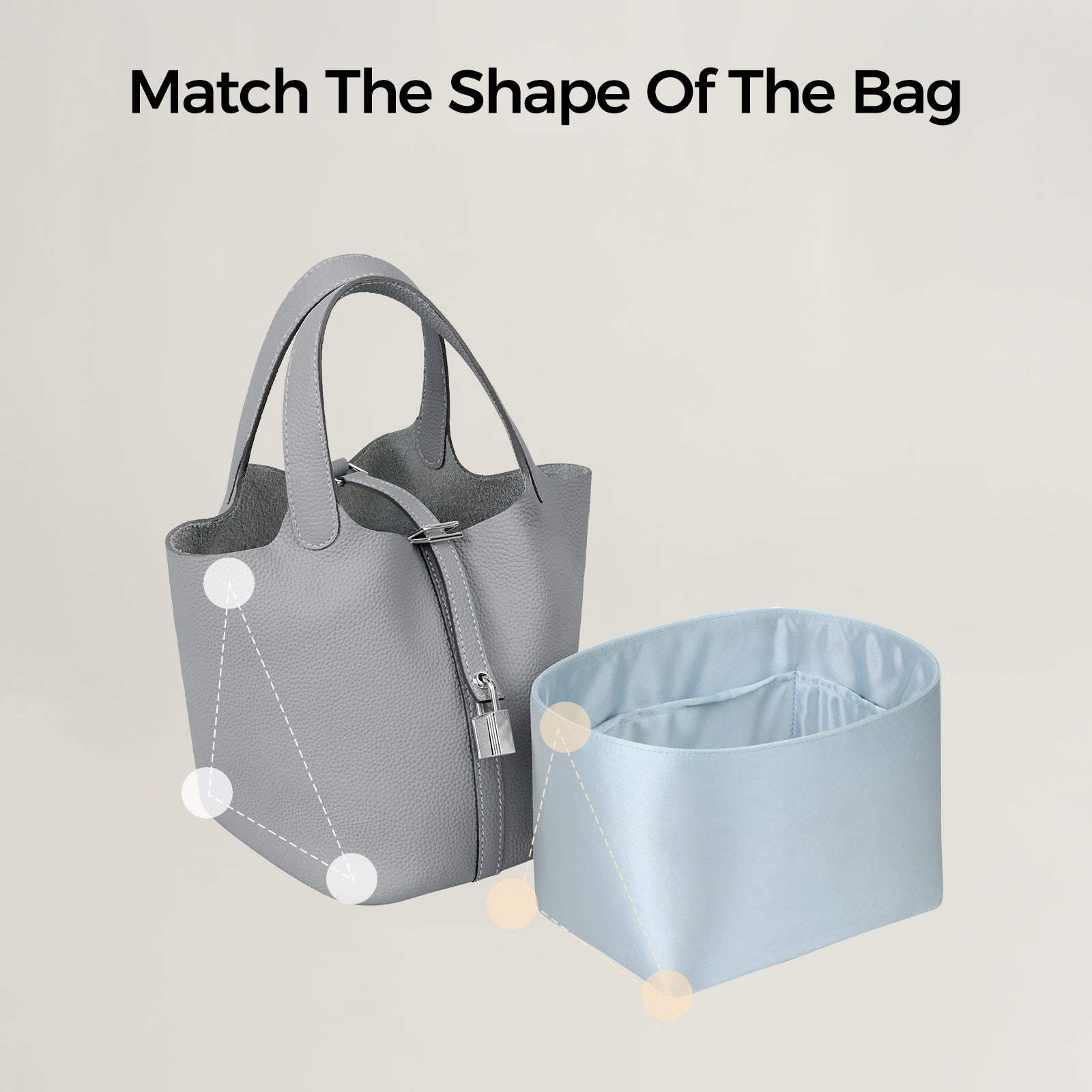 TAS DALAM Pengorganisir Dompet untuk Hermes Picotin 18/22 product image 4