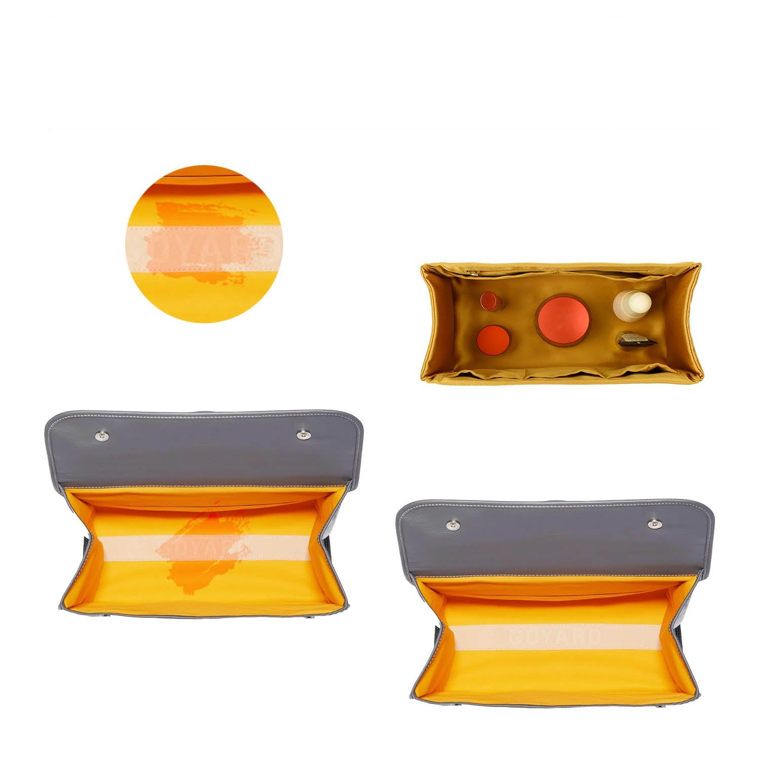 Goyard Saint Léger -repun laukunjärjestäjä – silkkiä ja satiinia, 6 taskua product image 5