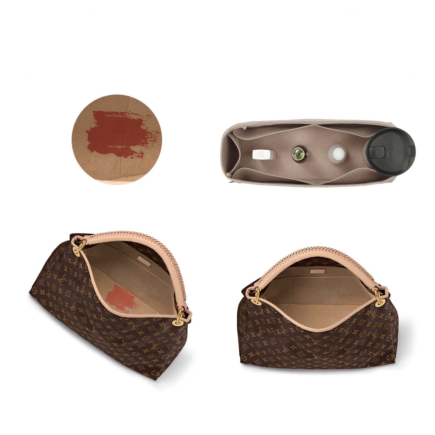 Insert Beg Felt 7 Poket Premium untuk LV Artsy MM / GM product image 4
