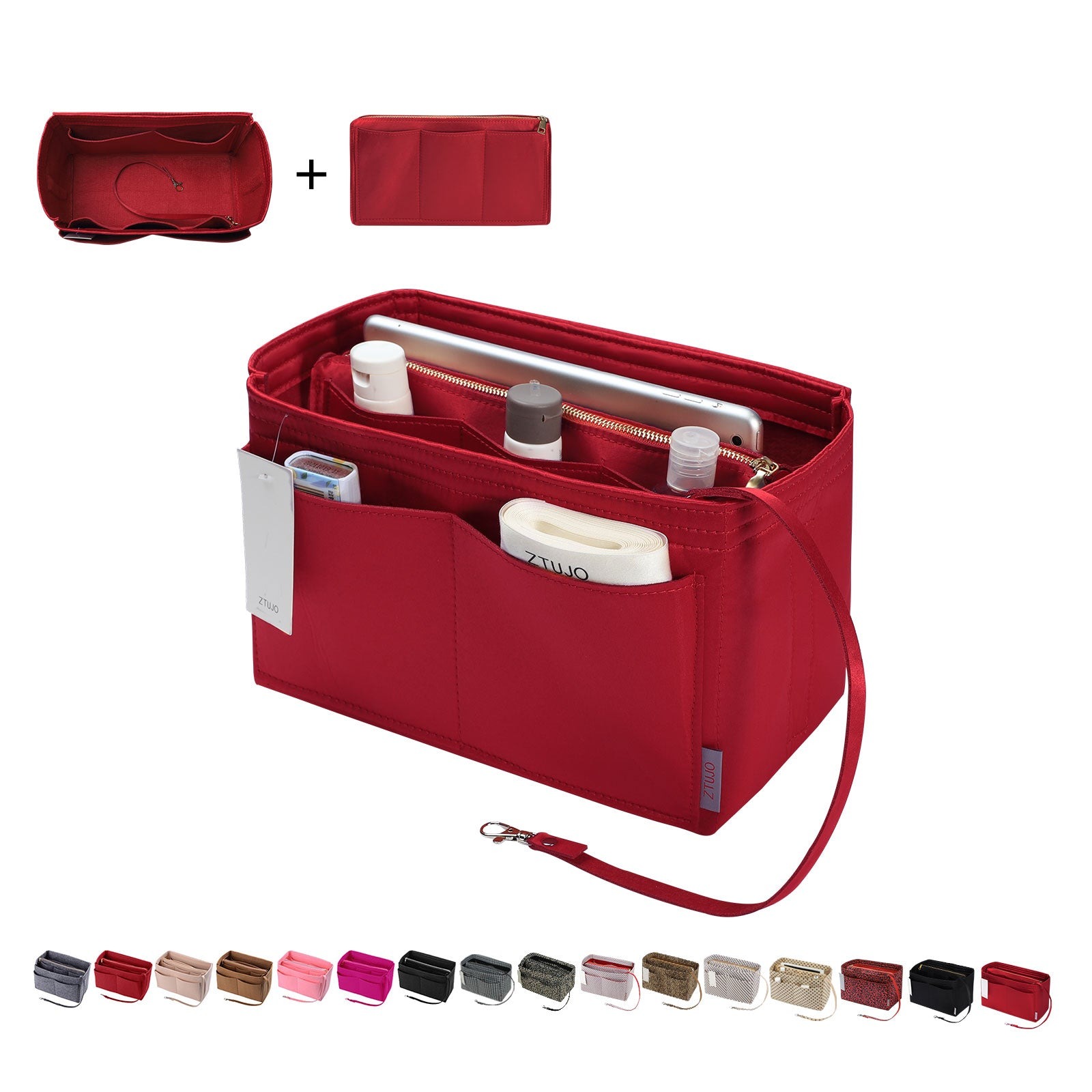 Organizador para Bolsa LV Speedy Neverfull Tote – 6 Tamanhos, Insert de Feltro para Bolsa com Zíper product image 132