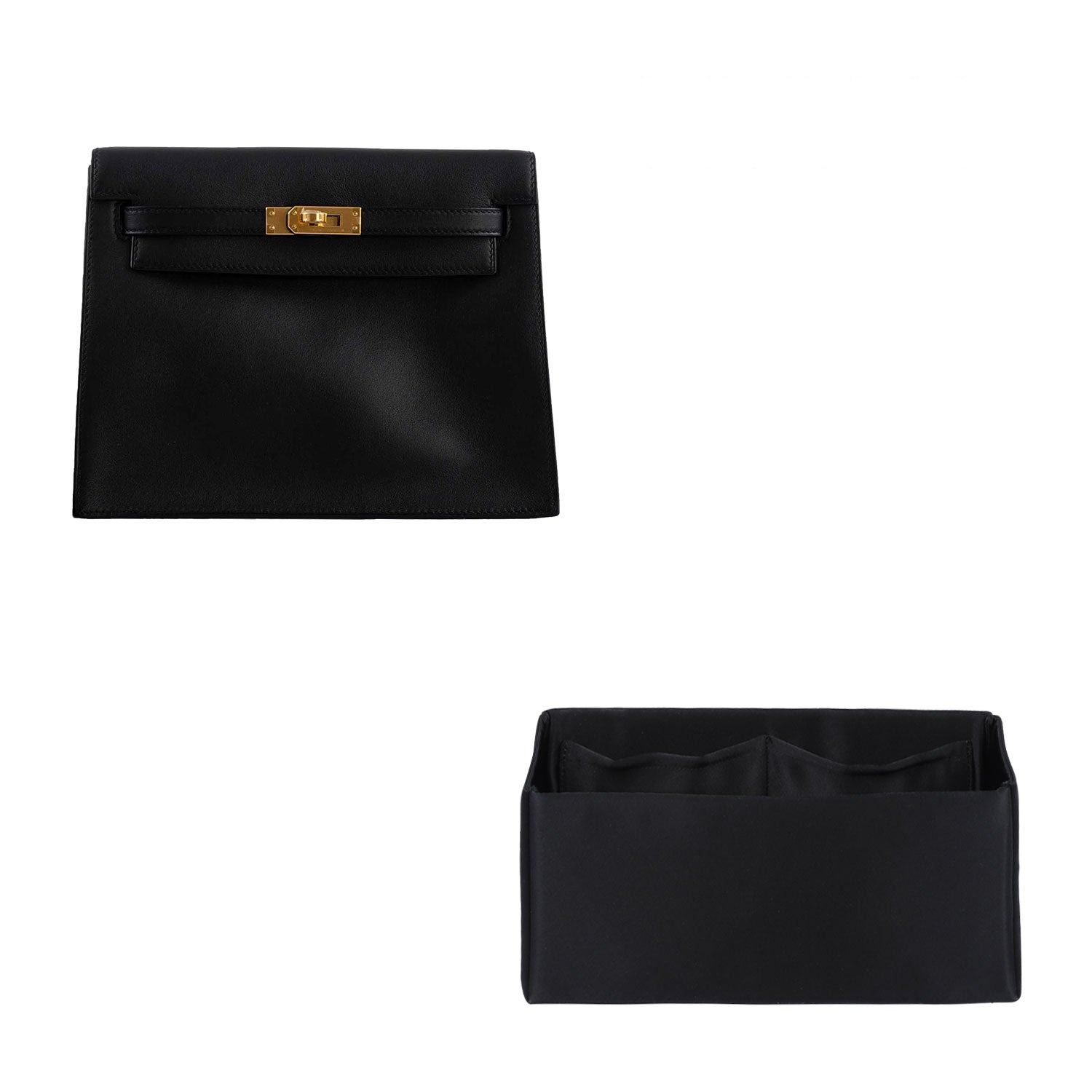 ผ้าไหมและซาติน ออร์แกไนเซอร์ใส่กระเป๋าถือ สำหรับ Hermes Kelly Danse – 4 ช่อง product image 8