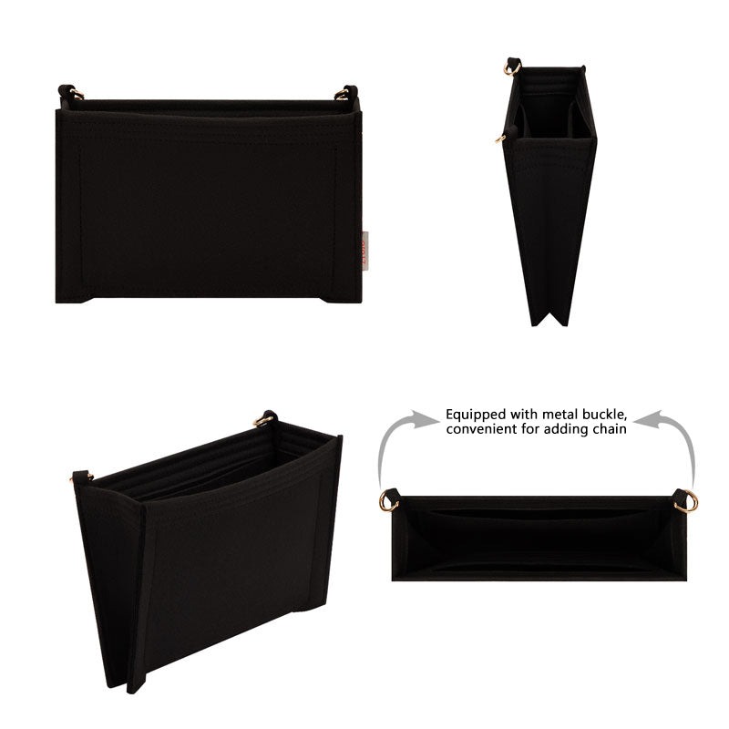 Organizér do kabelky pro YSL Monogram Pouch Envelope Clutch – 2 kapsy, plstěná vložka detail image 1
