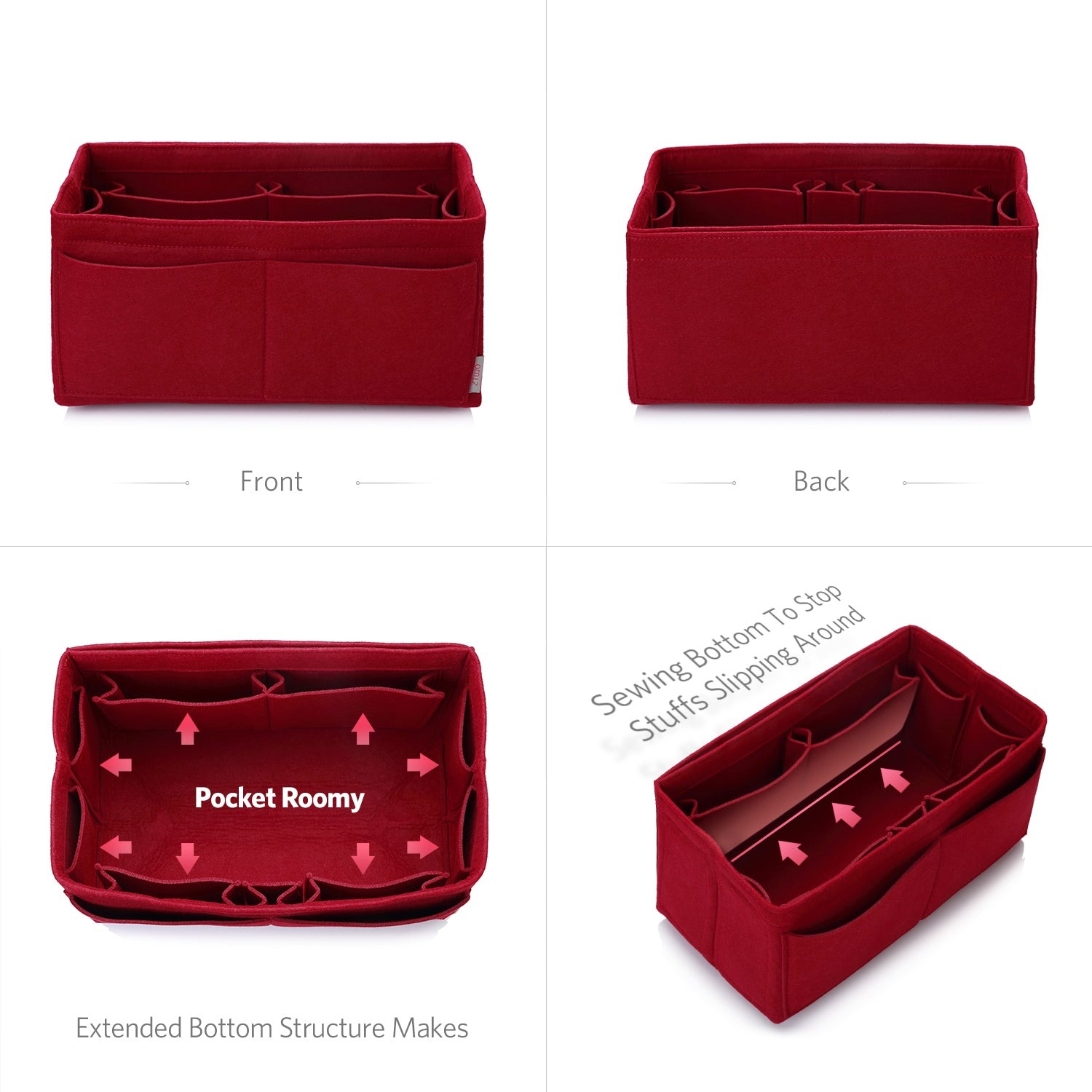 Organisateur de sac à main en feutre – Très grande taille (Convient au Speedy 40 / Neverfull GM) product image 24