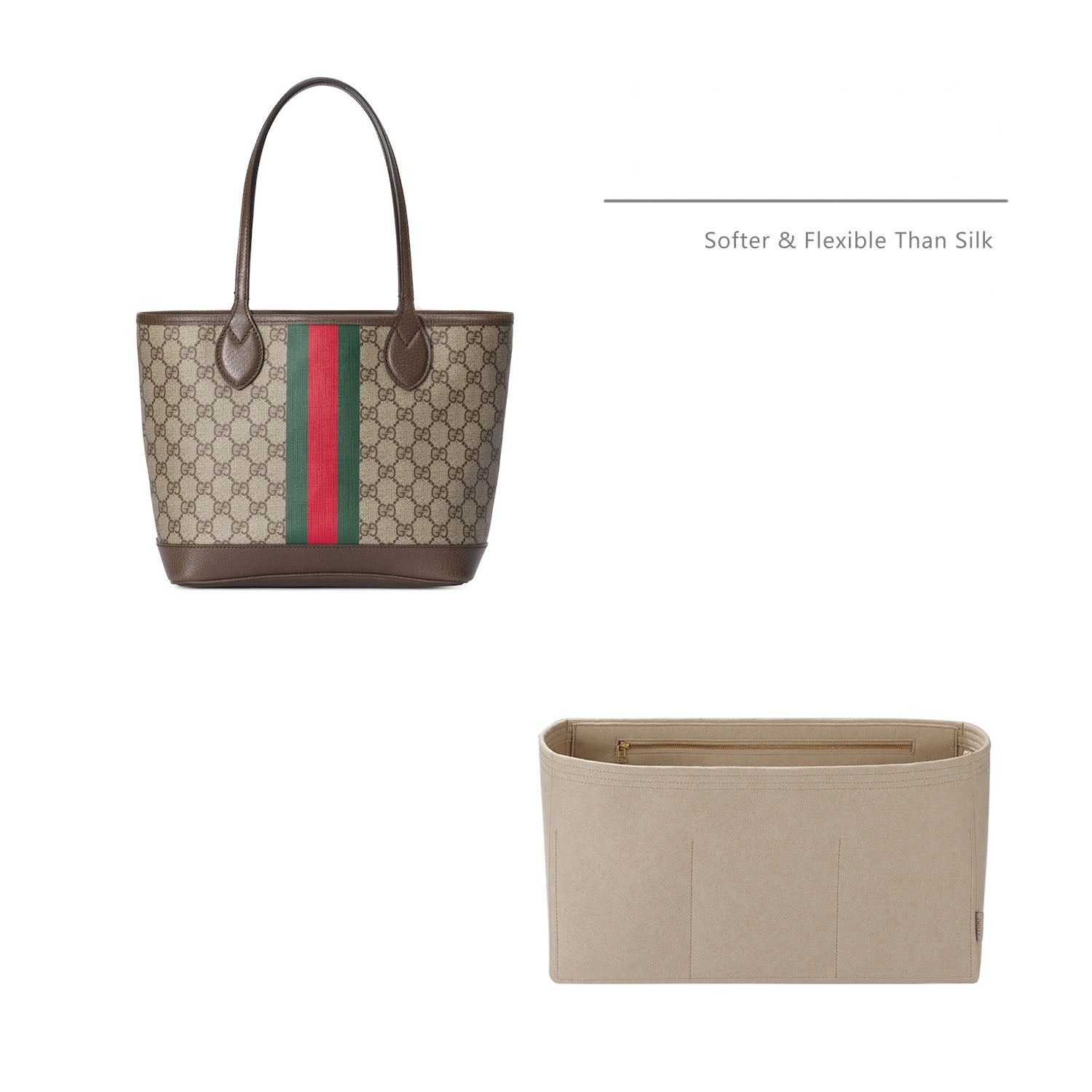 Premium Handtaschen-Organizer für Gucci Ophidia Tote Mini / Small / Medium / Large / X-Large product image 3