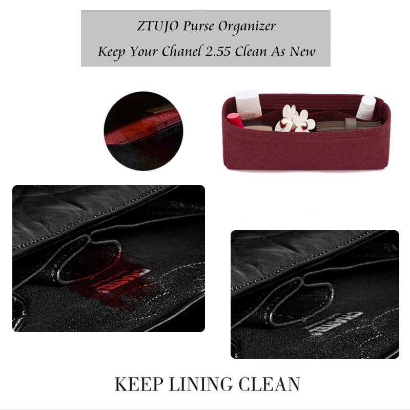 Penyusun Beg Premium untuk Chanel 2.55 Mini / Kecil / Sederhana / Besar detail image 3