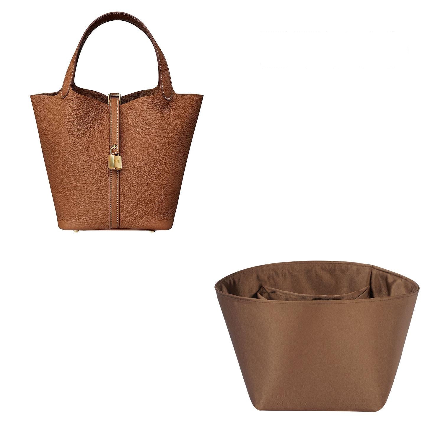 ผ้ารองกระเป๋าเงินผ้าไหมและซาติน สำหรับ Hermes Picotin 18 / 22 / 26 product image 8
