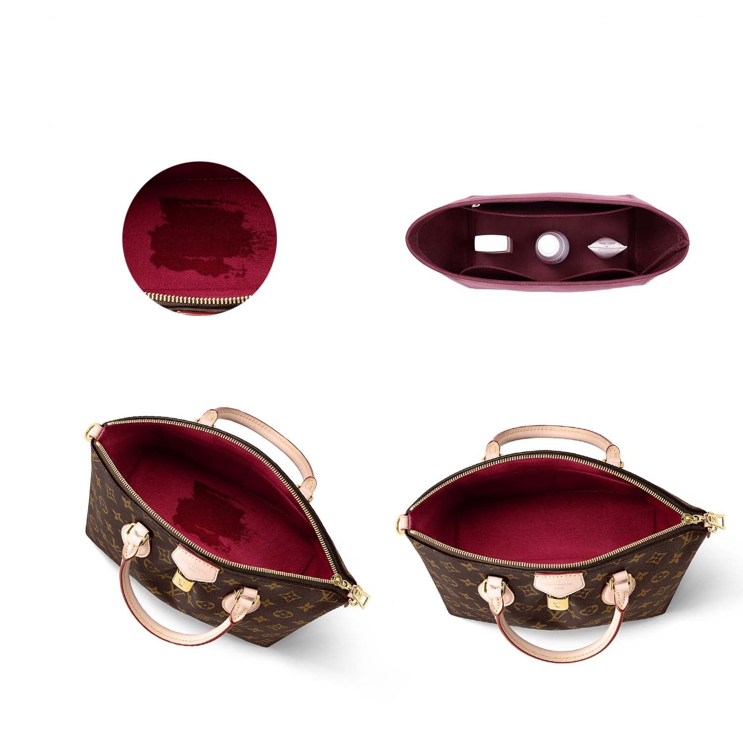 LV Boetie PM / MM용 파우치 오거나이저 – 프리미엄 펠트 인서트, 4개의 포켓 product image 4