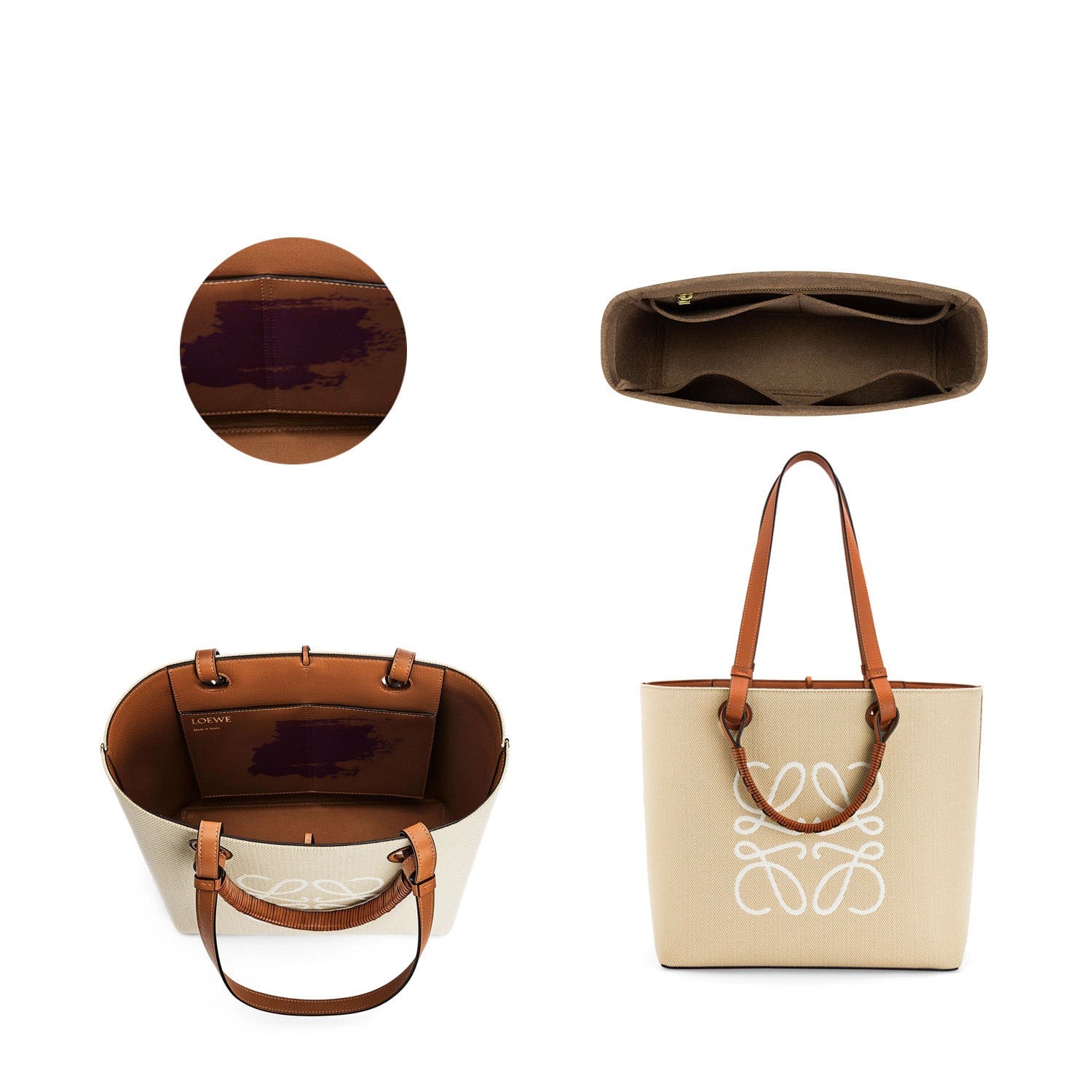 Чохол-органайзер для сумки Loewe Anagram Tote Mini / Small / Medium product image 3