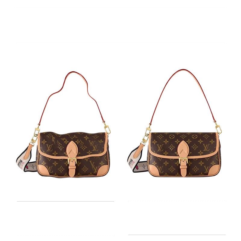 منظم حقيبة لـ LV Diane – حشوة حقيبة من اللباد بثلاث جيوب (أسود / لون مخصص) product image 5