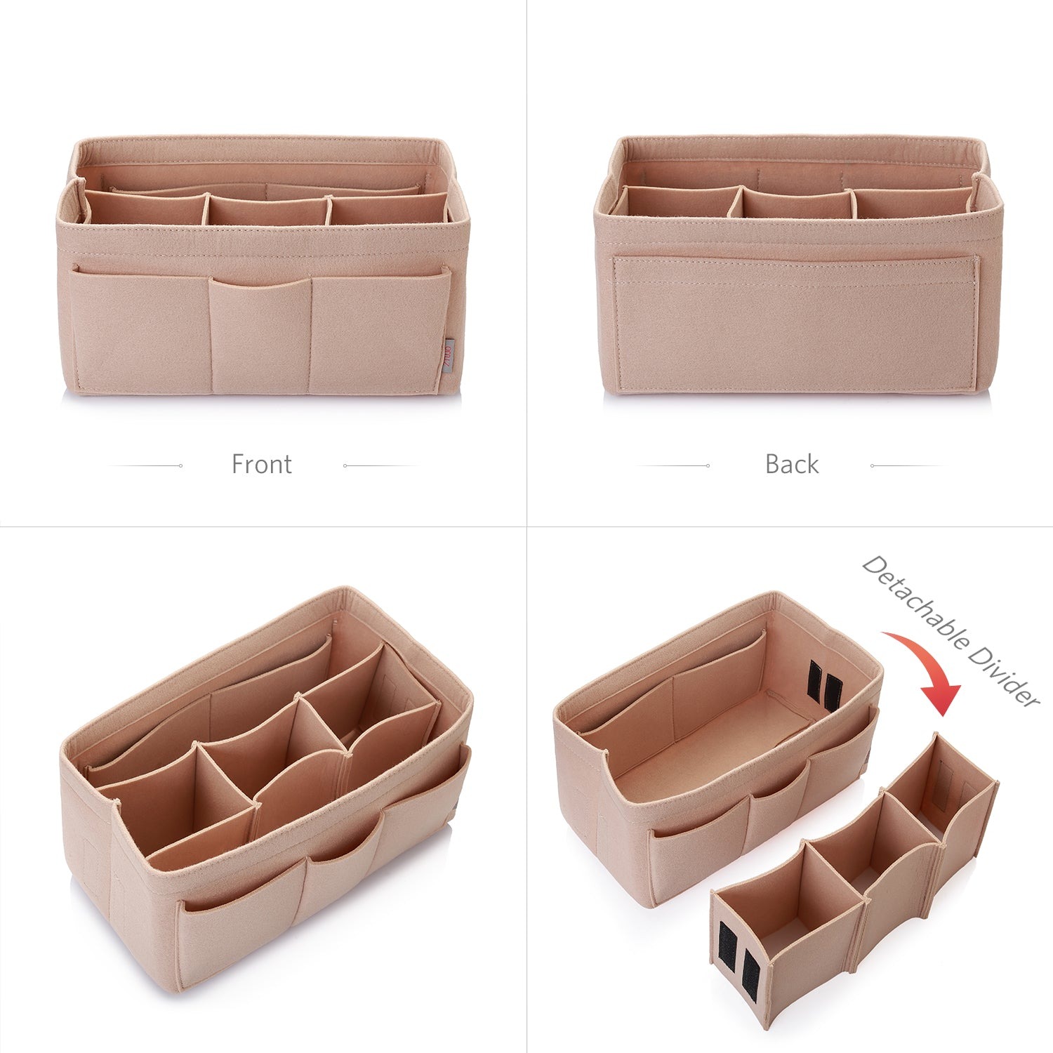 Bélésbetét kézitáska-szervező – LV Speedy 25 / 30 / 35 / 40, Neverfull MM / GM méretekhez illik product image 5
