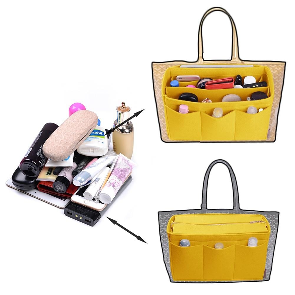 Organizér do kabelky s odnímatelným zipovým krytem pro St Louis PM a GM – filcová vložka do tašky s 9 kapsami product image 30