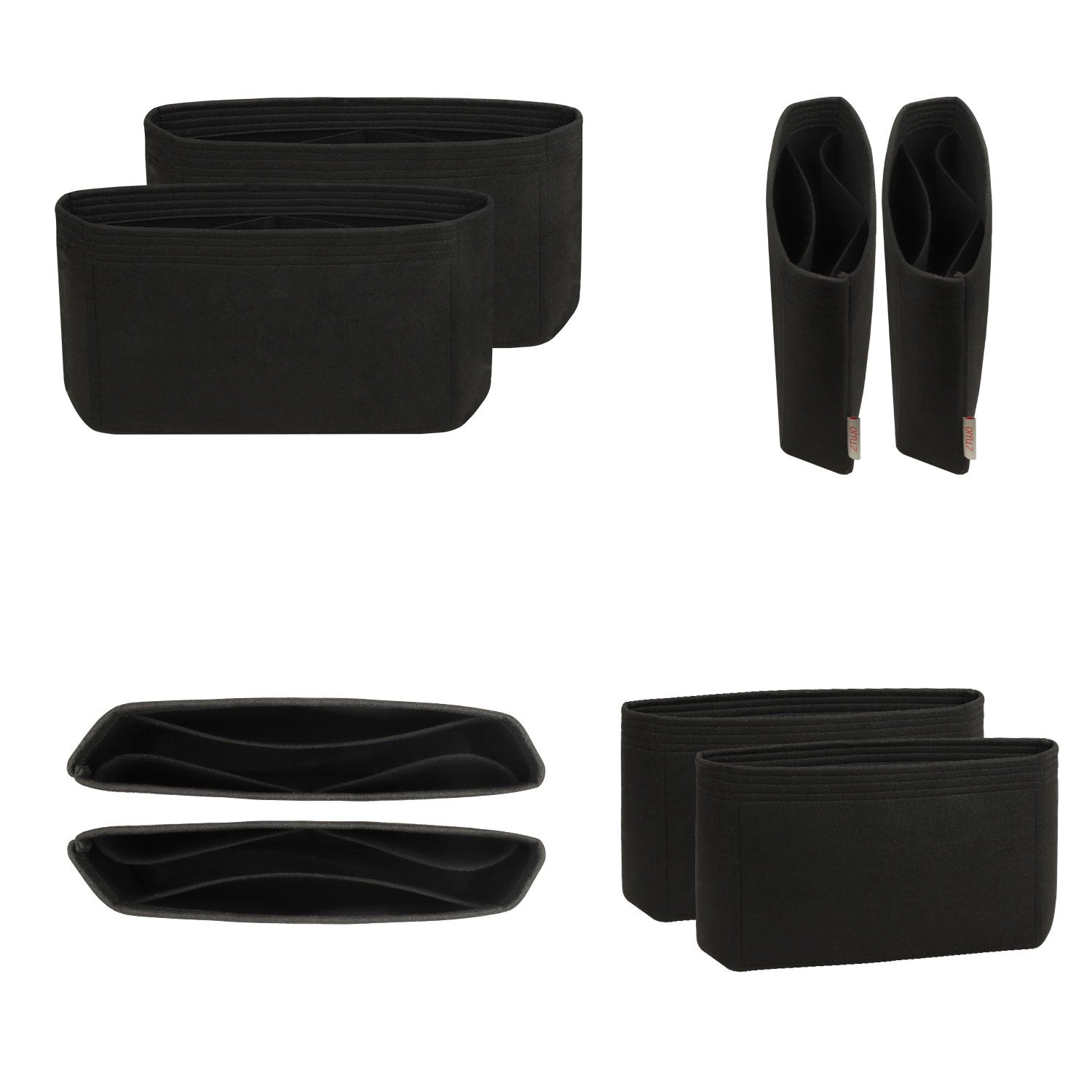 Premium pungorganizer til Chanel Grand Shopping Tote GST – 6 lommer, filt detail image 1