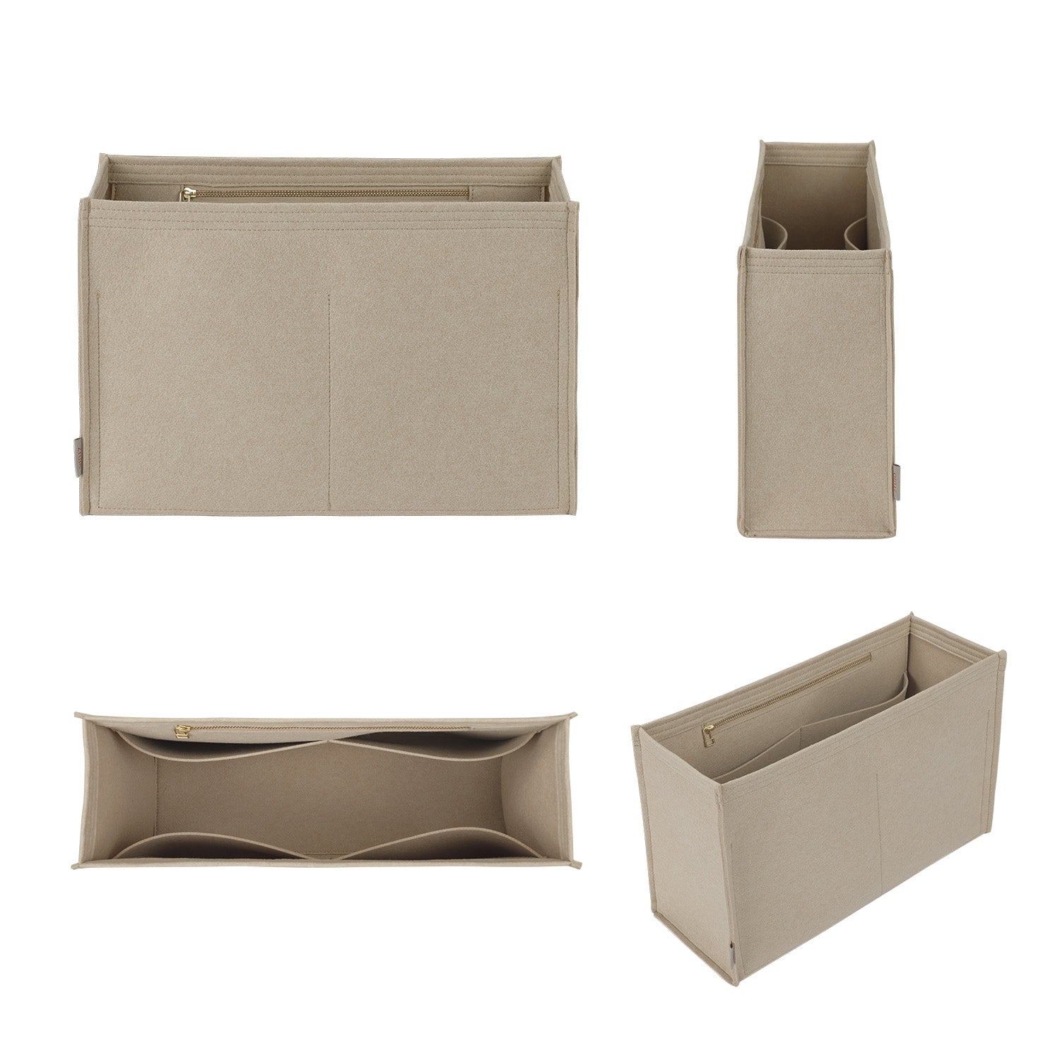 Premium-Handtaschenorganizer für YSL Rive Gauche Tote – 5 Fächer, YKK-Reißverschluss detail image 1