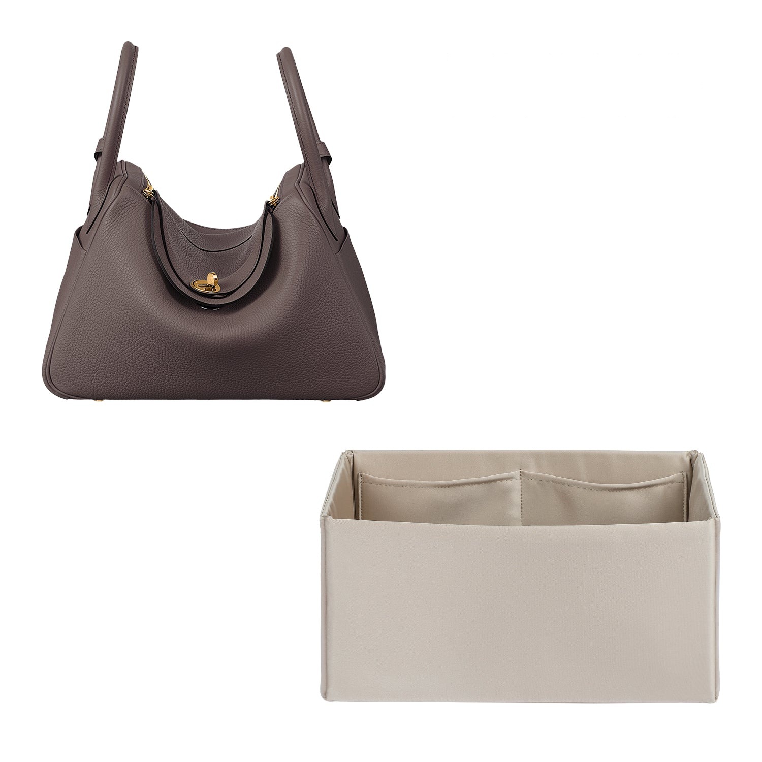 Organizador de Bolsa em Seda e Cetim para Hermes Lindy Mini / 26 / 30 / 34 product image 9
