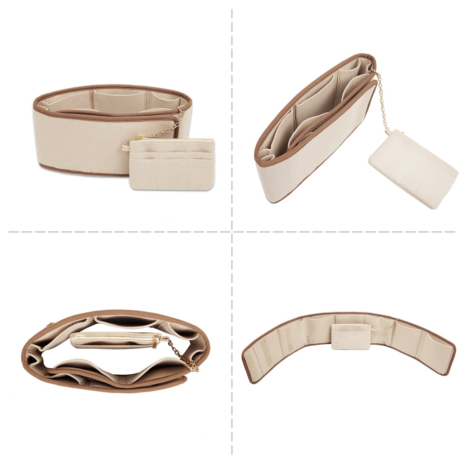ที่插入 organizer สำหรับกระเป๋า Speedy, Neverfull, Tote – ไซส์ฟรี, 3 สี product image 3