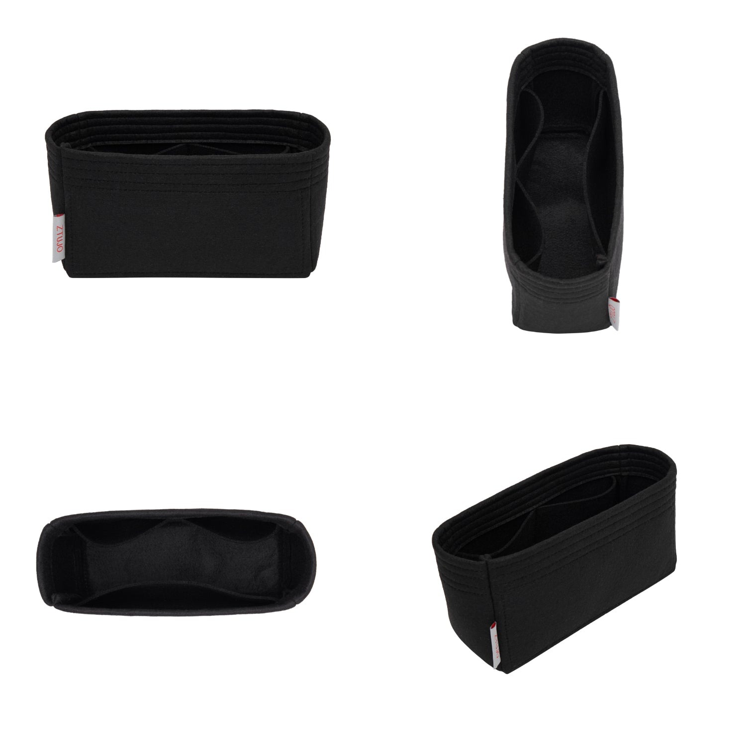 Prémiový organizér do kabelky pro LV Petite Malle Souple – 3 kapsy, černá nebo barva na zakázku product image 2