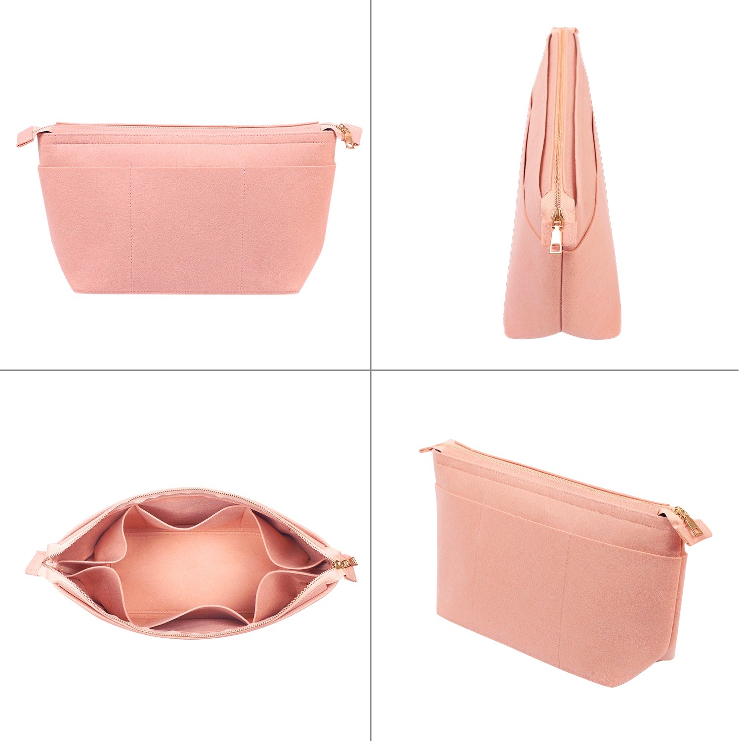 Plstěný organizér do kabelky s klíčenkou na náramek pro LV Speedy Neverfull Tote detail image 19