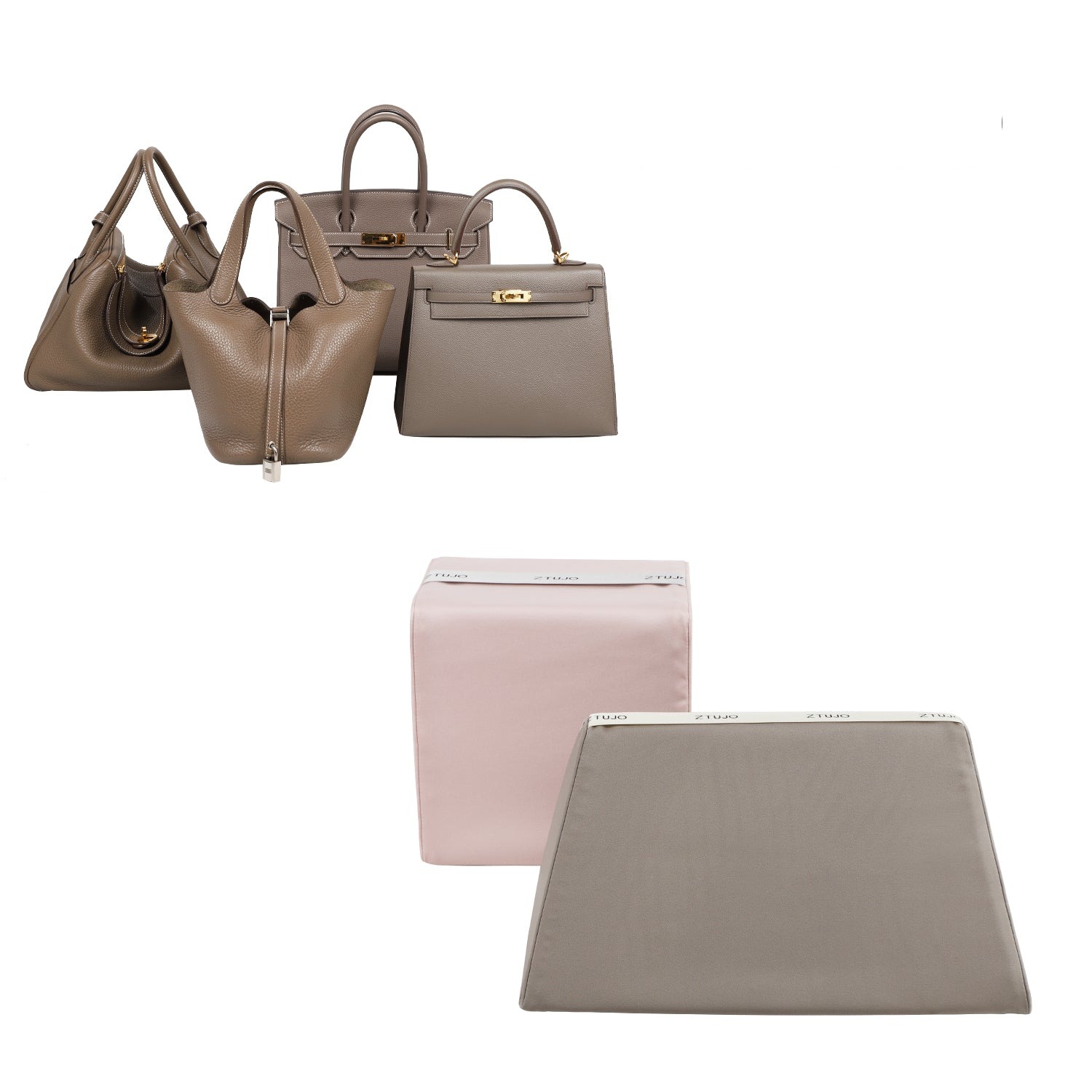 Hermes Birkin / Kelly / Garden Party / Lindy / Picotin용 퍼스 백 필로우 셰이퍼 인서트