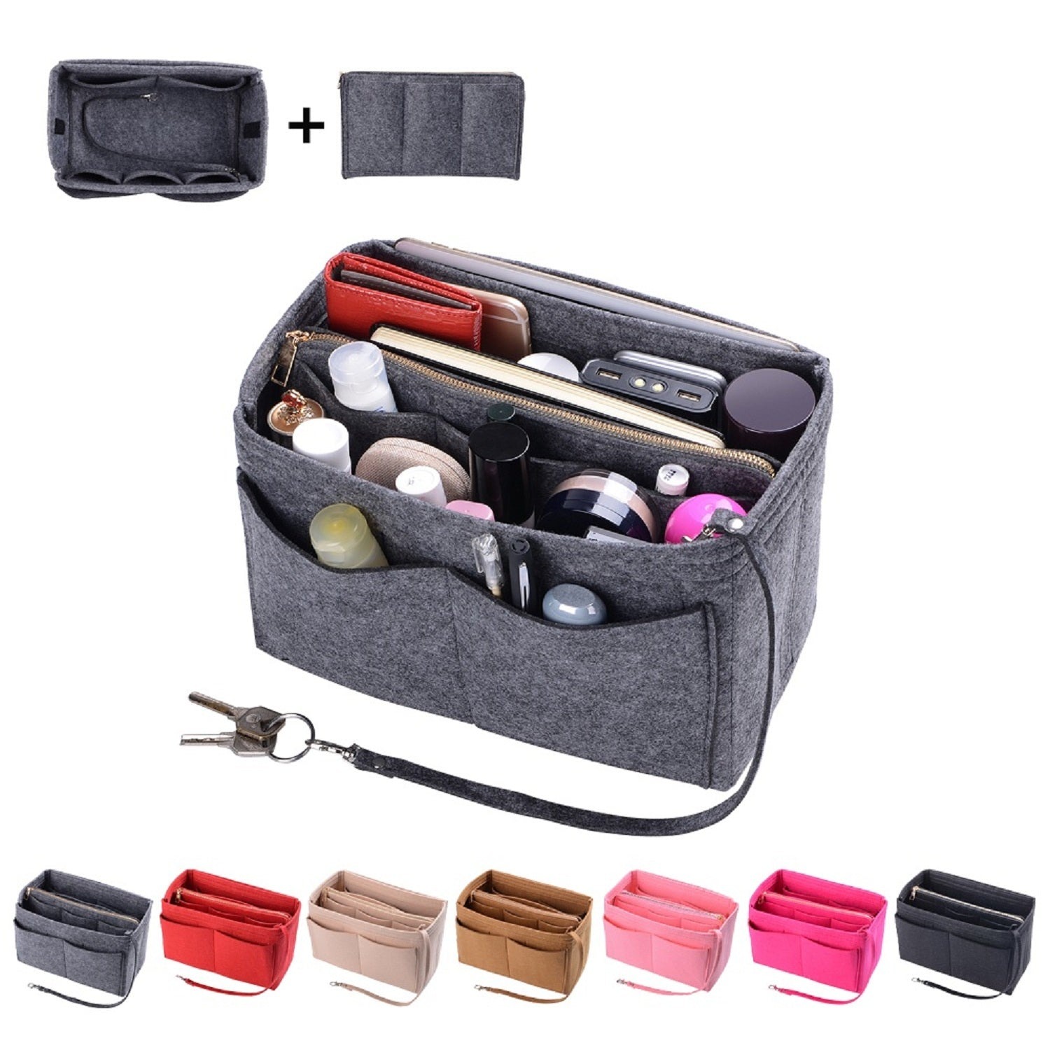 Organizador para Bolsa LV Speedy Neverfull Tote – 6 Tamanhos, Insert de Feltro para Bolsa com Zíper product image 23