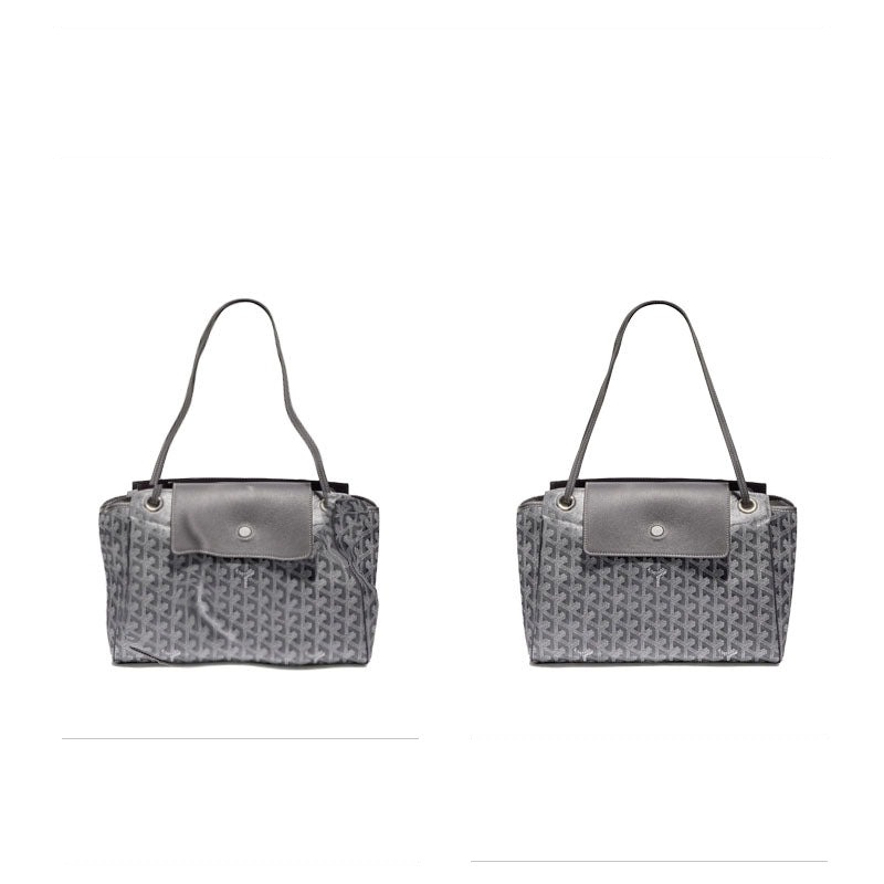 منظم حقيبة لـ Goyard Rouette PM – حشوة لباد بسبع جيوب (رمادي دافئ / لون مخصص) product image 5