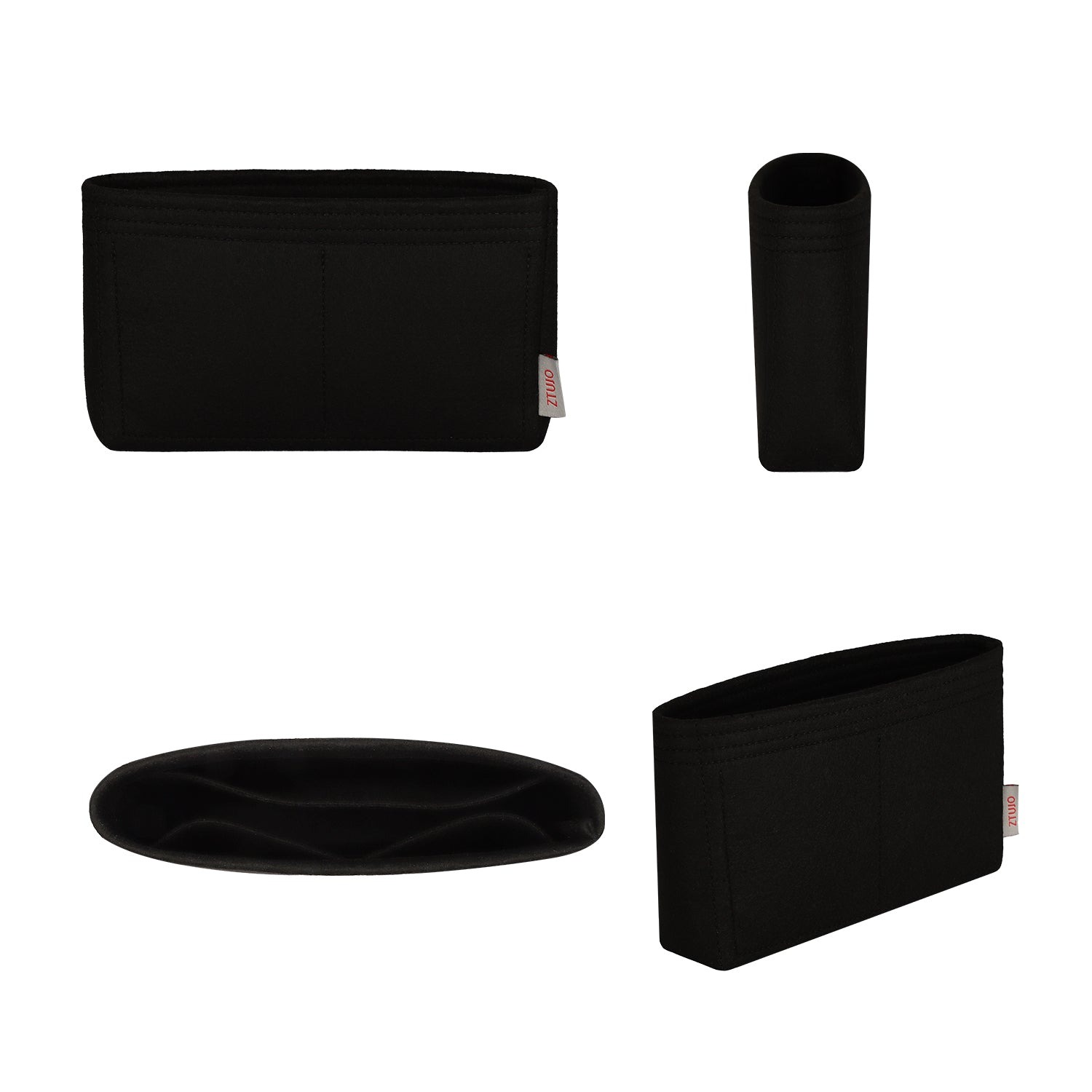Organizator premium pentru geantă, potrivit pentru modelul Chanel 22K Hobo Bag – pâslă moale, 3 buzunare product image 2