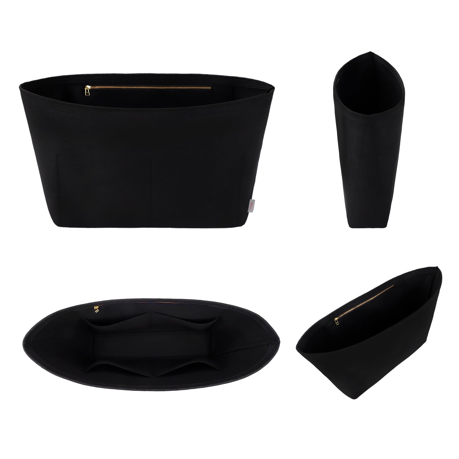 Přepážkový organizér pro kabelku YSL ICARE Maxi Shopping Bag – 5 kapes, měkká plsť, zip YKK detail image 1