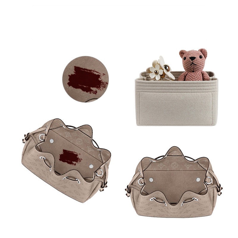 Přenosný organizér do kabelky pro LV Bella Bag – 4 kapsy, plsť, zipy YKK product image 4
