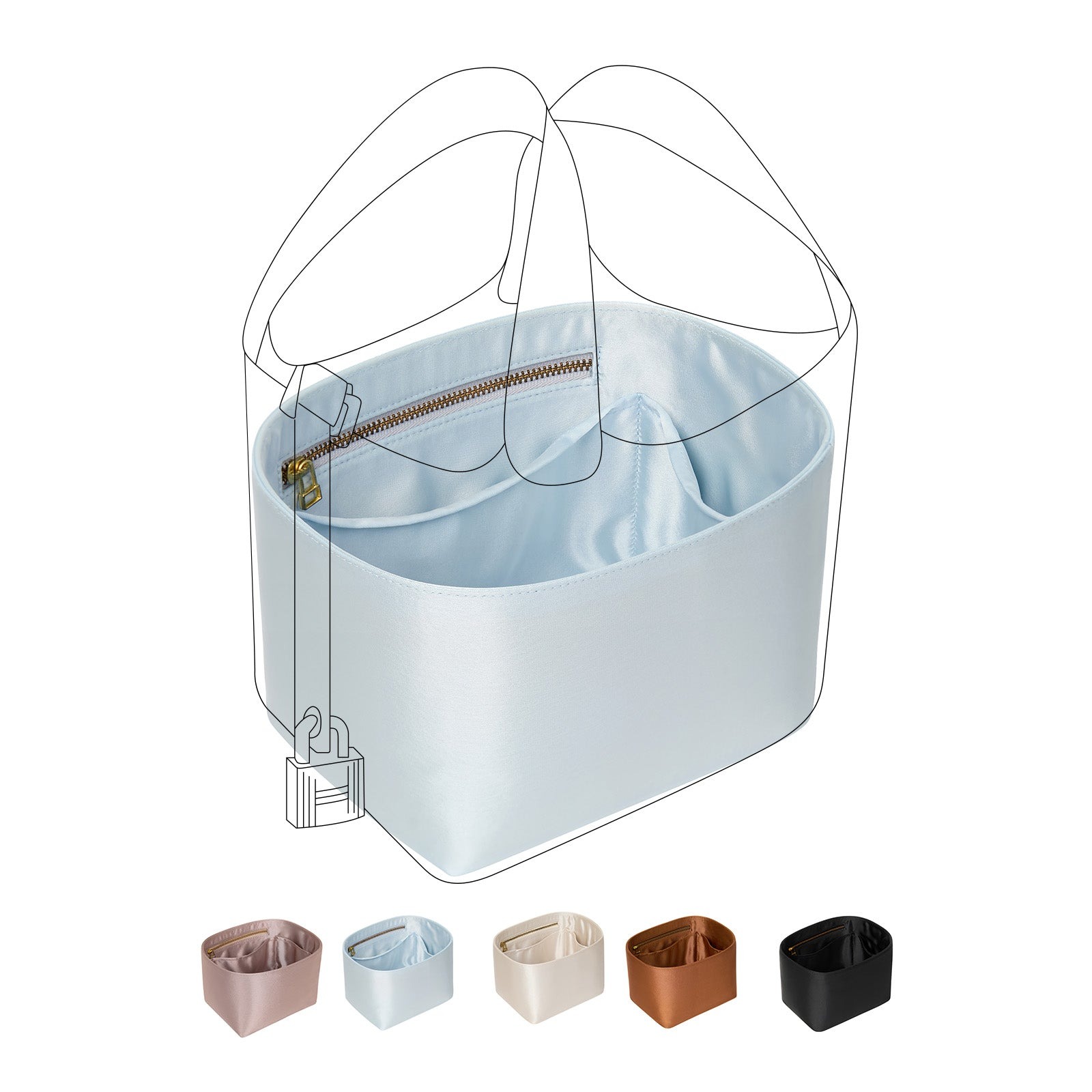 INNERBAG vložka do kabelky pro Hermes Picotin 18 / 22